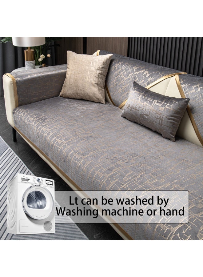 Nordic Style Sofa Cushion/Cover, All-Season Pet-Friendly Non-Slip for Living Room, 1 Count - Image 3