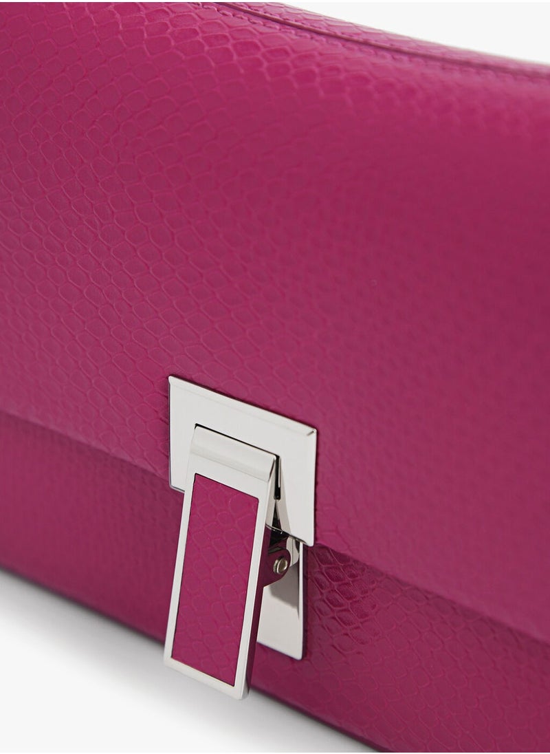 Pedro Fashionable rectangular flap shoulder bag for women  - Image 5