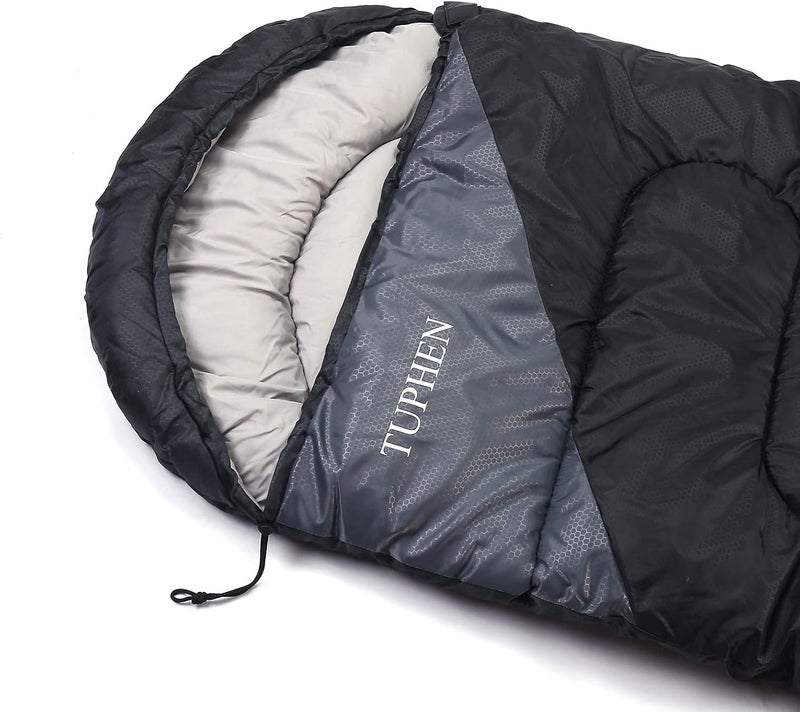 tuphen - Sleeping Bags for Adults Kids Boys Girls Backpacking Hiking Camping Microfiber Liner, Cold Warm Weather 4 Seasons Indoor Outdoor Use, Lightweight & Waterproof - Image 5