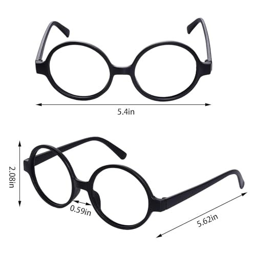 Yolyoo طقم أزياء يولييو المكون من 5 قطع لشخصيات السنجاب يشمل 1 قبعة حمراء، 3 أذان سنجاب على شكل طاقية و1 إطار نظارات دائري أسود لحفلة الهالوين، ملحقات أزياء حيوانات - Image 2