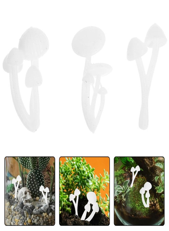 ARTIBETTER 9pcs Mini Mushrooms DIY 3D Mushrooms Ornament Garden Plant Model Dollhouse Micro Landscape Random Style - Image 3