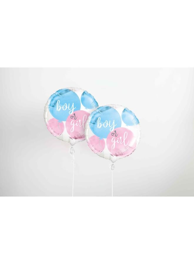 Unique Gender Reveal Foil Balloon - Image 1