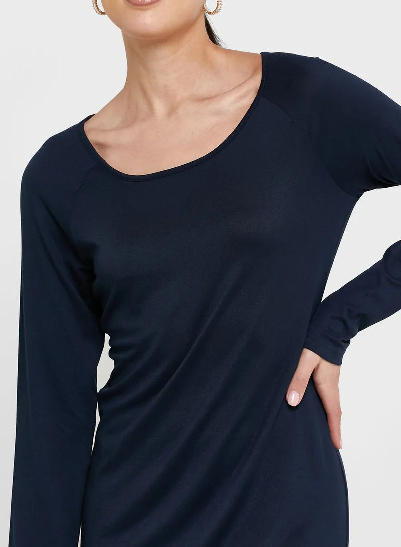 VERO MODA Navy Fitted Dress