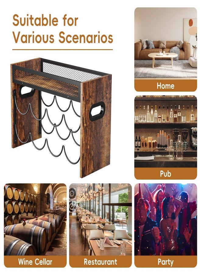 KLM 2-Tier Wine Rack, can Hold 8 Bottles.Suitable for Home Kitchens, Restaurants, Food Pantries, cabinets, and Bars. - Image 3