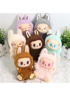Arabest Labubu Keychain, Adorable Plush Monster Decoration, Hanging Pendant Gift, Key Ring Accessory (Green)  - Image 5