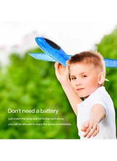 PowerTRC 17.5" Toy Throwing Foam Airplane ; 2 Pack Foam Gliding Airplane ; Outdoor Sports Toys And Party Favors  - Image 3