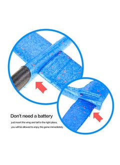 PowerTRC 17.5" Toy Throwing Foam Airplane ; 2 Pack Foam Gliding Airplane ; Outdoor Sports Toys And Party Favors  - Image 4