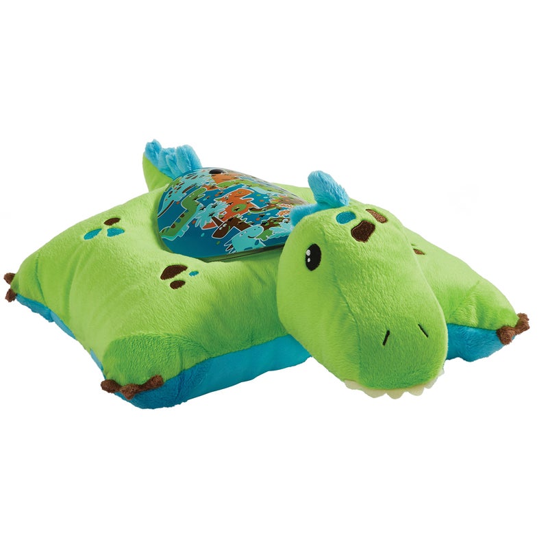 Pillow Pets Sleeptime Lites Green Dinosaur Stuffed Animal Plush Night Light - Image 3