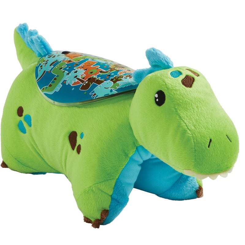 Pillow Pets Sleeptime Lites Green Dinosaur Stuffed Animal Plush Night Light - Image 2