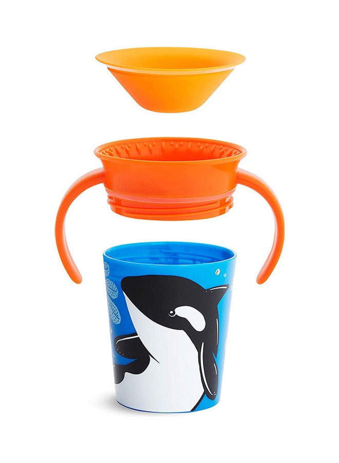 Munchkin Miracle 360 Wildlove Trainer Cup 6 Oz/ 177 Ml Orca - Image 3