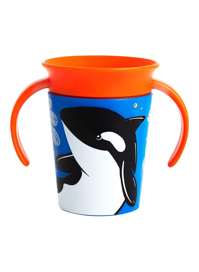 Munchkin Miracle 360 Wildlove Trainer Cup 6 Oz/ 177 Ml Orca - Image 1