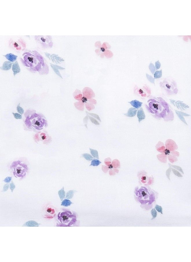 Masilo 100% Sliky Soft Cotton Swaddle Wrap;New Born Swaddle Blanket;Multiuse Muslin Cloth Swaddle;Swaddle Gift Set;Soft Baby Wrap;Pack Of 2;42 X 42 In Bloom  - Image 4