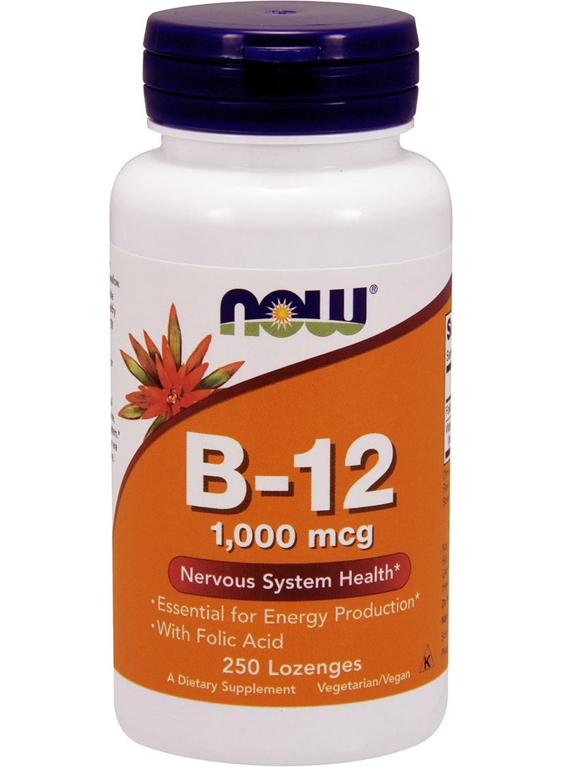 now B-12 1000mcg 250 Lozenges