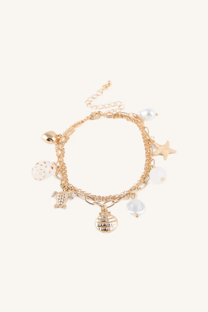 Defacto  Woman Sea-Themed Anklet for Women | Best Price UAE