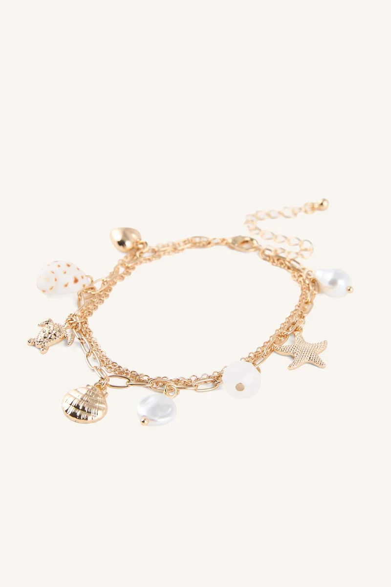 Defacto  Woman Sea-Themed Anklet for Women | Best Price UAE