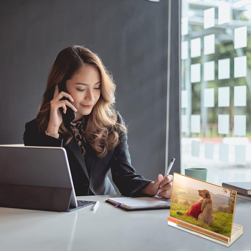 Snoogg قالب إطار الصور من سنوغ 2 قطعة، قالب سيليكون راتنج على شكل مستطيل وقلب لتزيين المنزل، حرف يدوية وهدايا مصنوعة يدويًا - Image 4