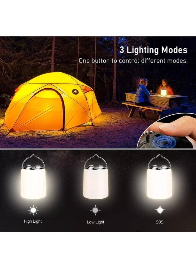 Generic - Rechargeable Waterproof LED Lantern Camping Light with 3 Mods of Light - Image 1