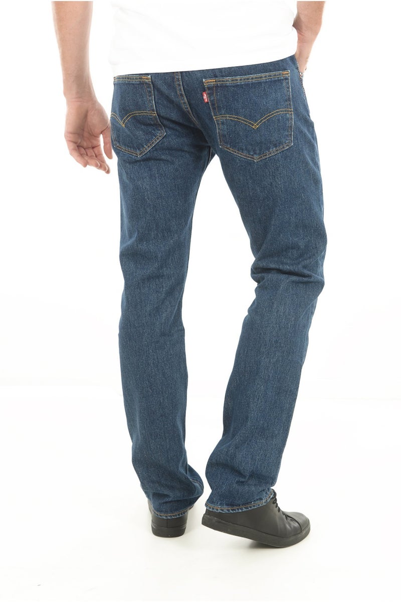 Levi's Men's 501 Original Fit Jeans (Also Available in Big & Tall), Dark Stonewash, 42W x 32L - Image 2