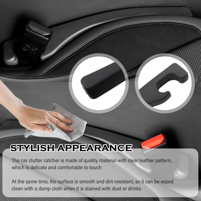 VKQTS 2026 New Car Seat Gap Filler,2PCS Soft Seat Gap Filler Strip for Block Items Slipping into Gaps,Universal Car Seats Gaps Plug Cars Interior Accessories for Cars SUVs - Image 3