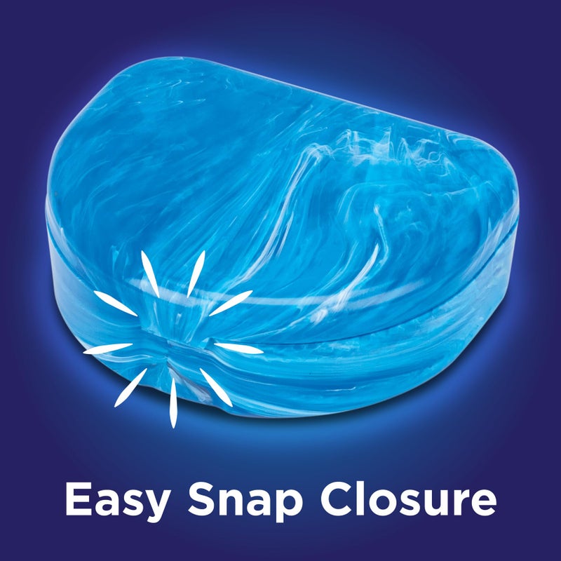 Practicon Marble Retainer Cases, Orthodontic Aligner Case, Mouth Guard Holder (3 Pack) Ocean - Image 3