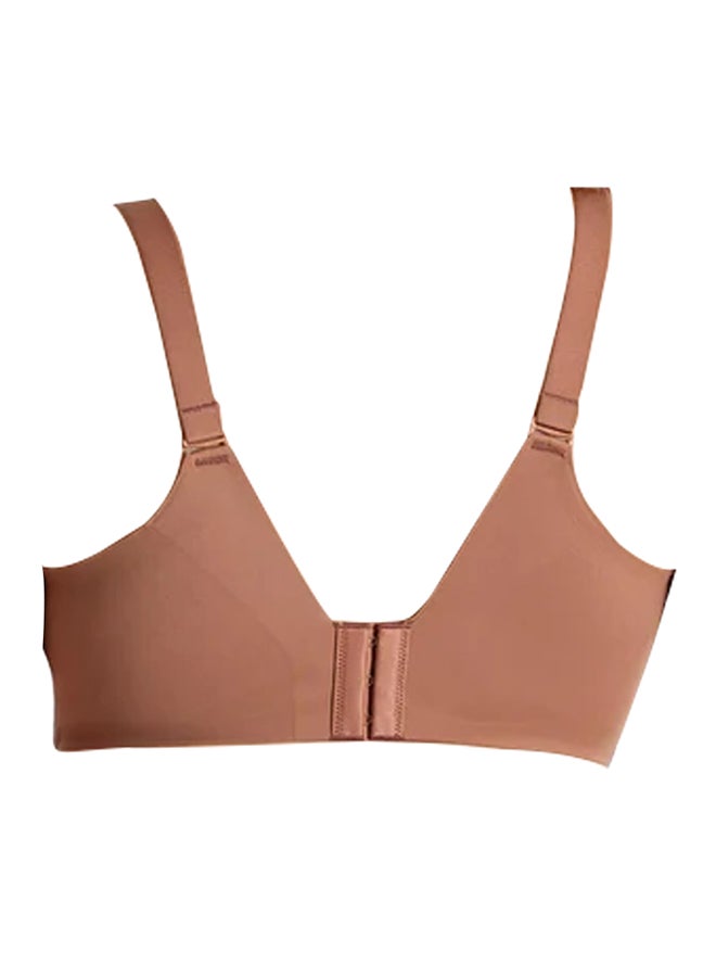 Momcozy Maternity & Nursing Bra - Omni - Ultra Soft - YN21 - Brown - L  - Image 2