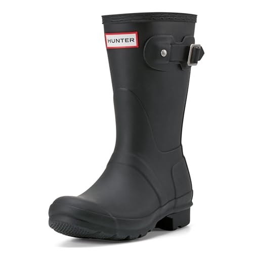 Hunter Women's Original Short Rain Boots, Black, 7 - Image 3
