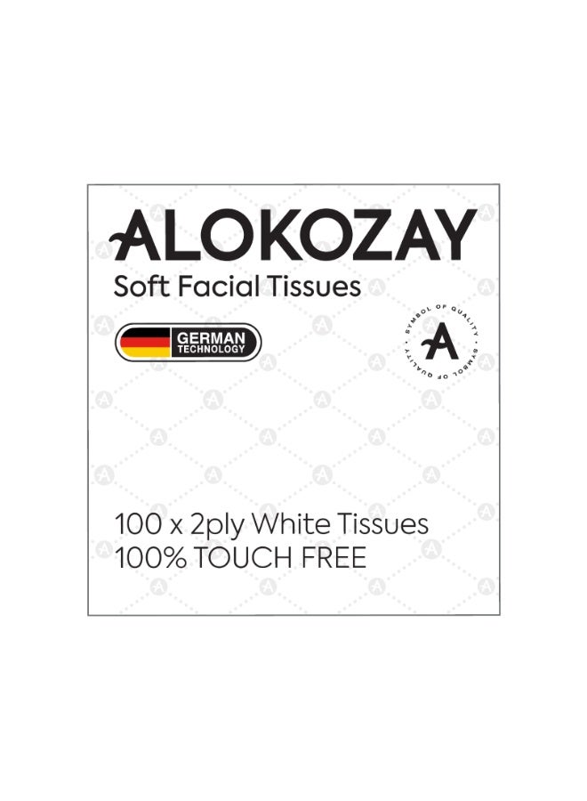 Alokozay 2 Ply Square Boutique Soft Facial Tissue 100 Sheets - Image 5