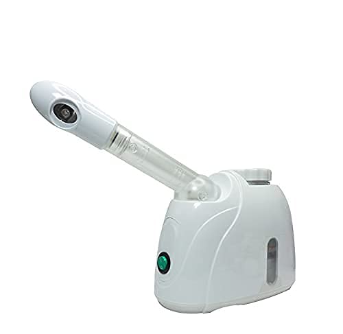 Qtavia Facial Steamer K33S Face Nose and Cough Steam Vaporizer Nozzle Inhaler Facial Sauna and Facial Steamer Machine for Adults and Kids Menand Women MultiPurpose Steamer White A - Image 4