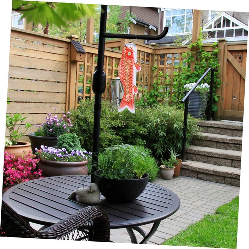 LIOOBO Japanese Garden Decor Fish Windsock Outdoor Hanging Decoration Japanese Carp Streamer - Image 4