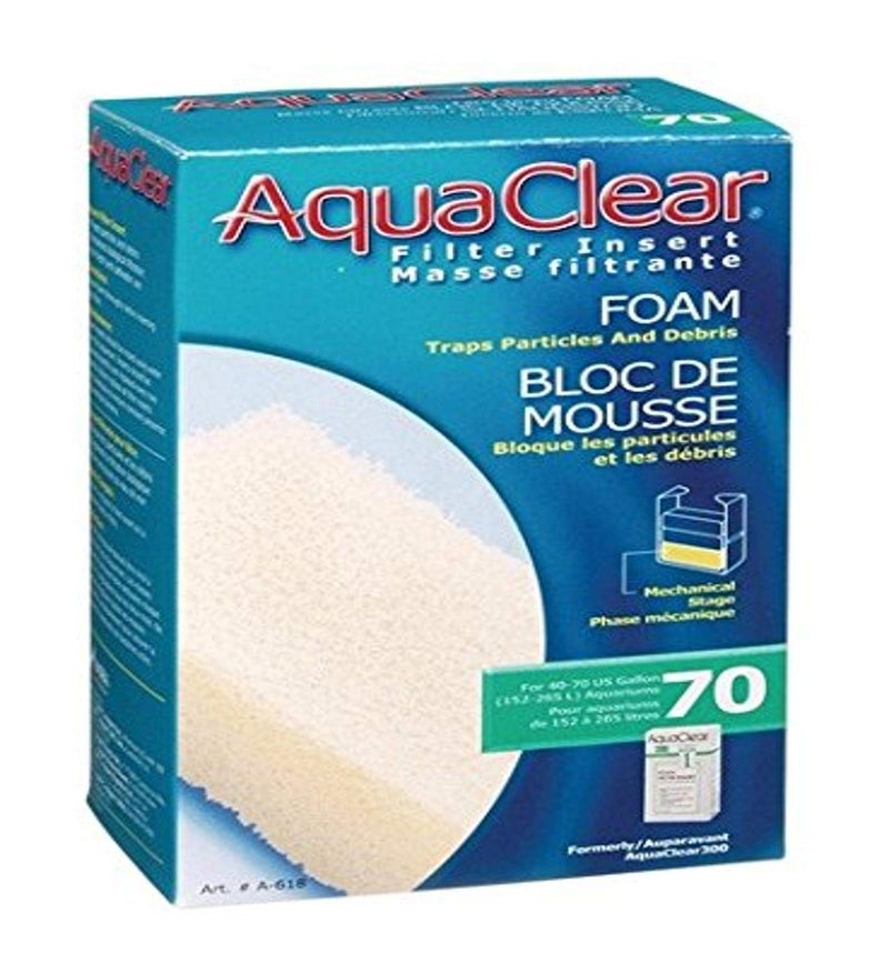 Aquaclear Aqua Clear 70 Foam, White (A618) - Image 1
