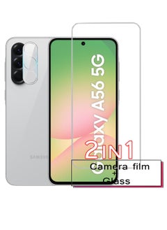 2 in 1 For Samsung Galaxy A56 Screen & Camera Protector - High transparency full coverage security protector