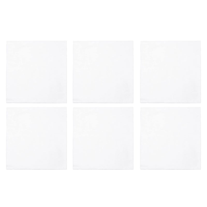 Vietri Vietri Papersoft Napkins Bianco Solid Cocktail Napkins Pack of 20  Set of 6 Spunlace Table Napkins  - Image 1