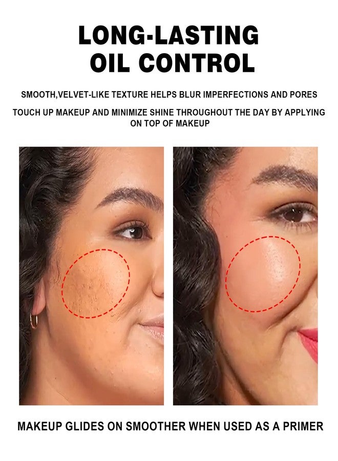 Easilydays Poreless Face Blurring Primer & Oil Control Setting Powder Longwear 3D Blurring Balm, Waterproof Lightweight Flawless Skin Poreless Primer, Oil-Controlling Face Powder Soft Focus Effect - Image 4
