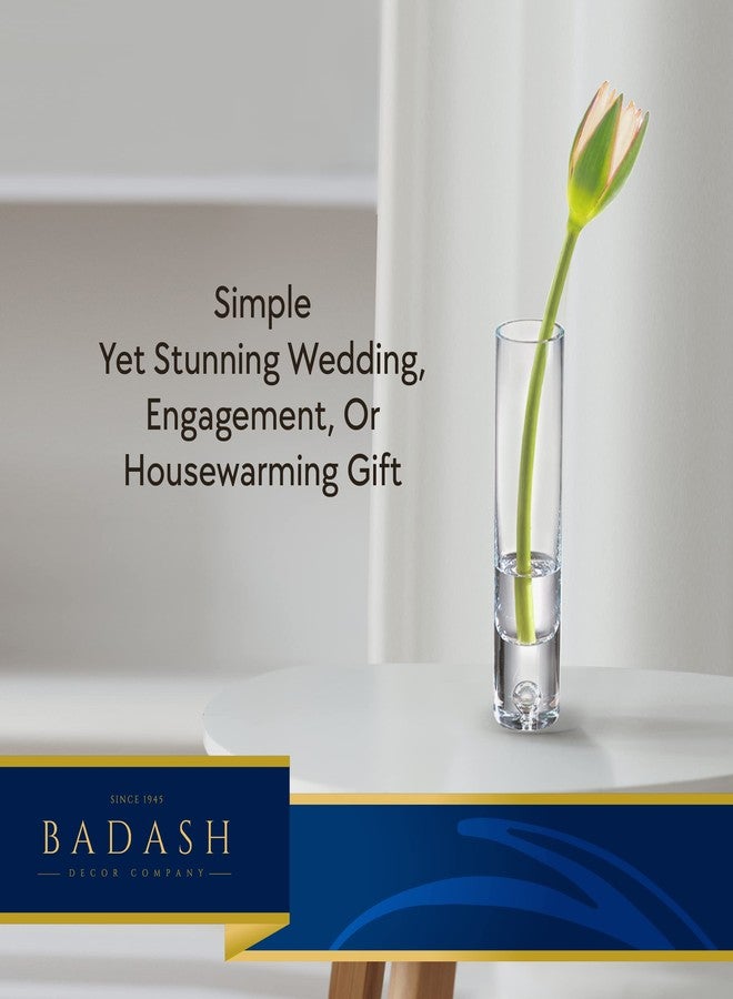 Badash Galaxy Bud Vase - 8.5” Lead-Free Crystal Glass Table Centerpiece Décor - Image 5