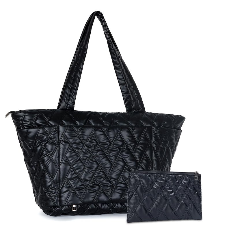 BUG Laptop Tote Bag for Women with Laptop Compartment, Shoulder bag Work Casual Handbag for Travel School Teacher Water Resistant Lightweight - Image 1