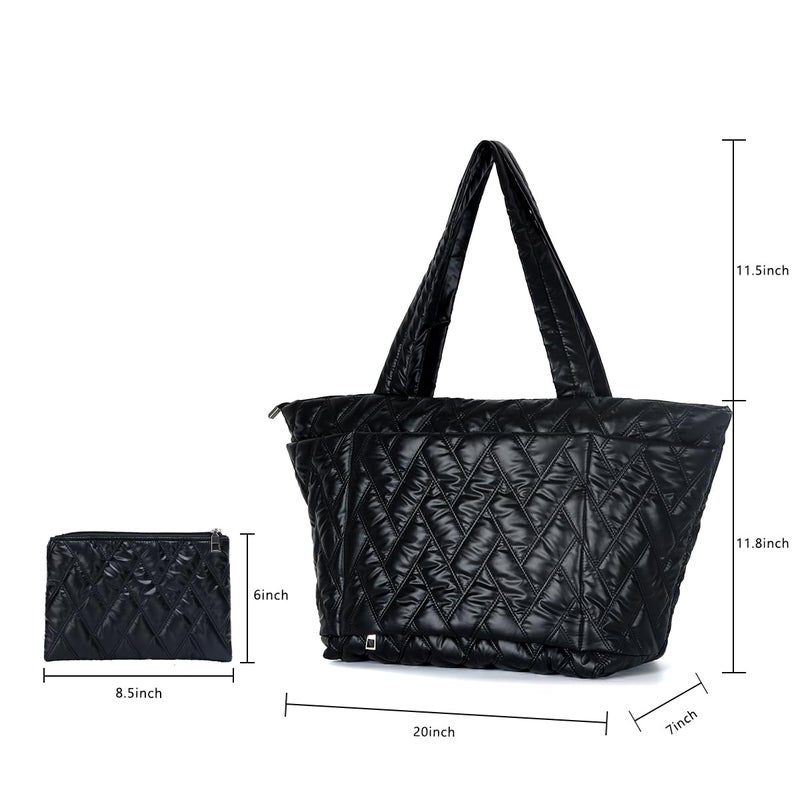 BUG Laptop Tote Bag for Women with Laptop Compartment, Shoulder bag Work Casual Handbag for Travel School Teacher Water Resistant Lightweight - Image 3