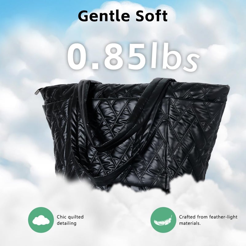 BUG Laptop Tote Bag for Women with Laptop Compartment, Shoulder bag Work Casual Handbag for Travel School Teacher Water Resistant Lightweight - Image 5