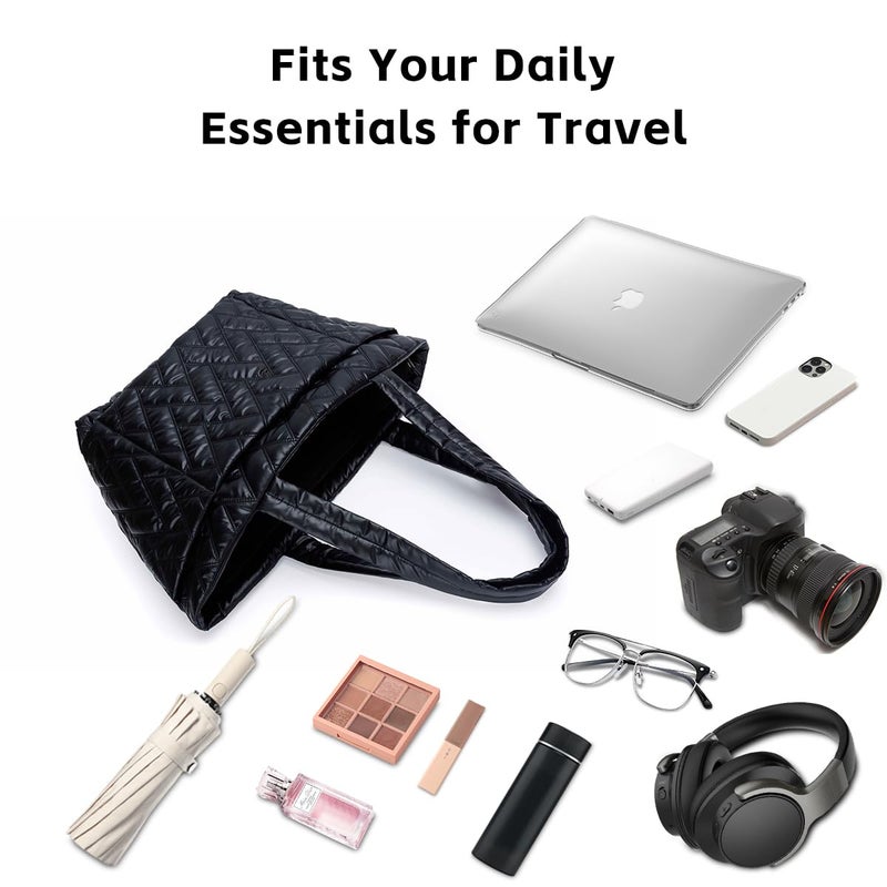 BUG Laptop Tote Bag for Women with Laptop Compartment, Shoulder bag Work Casual Handbag for Travel School Teacher Water Resistant Lightweight - Image 4