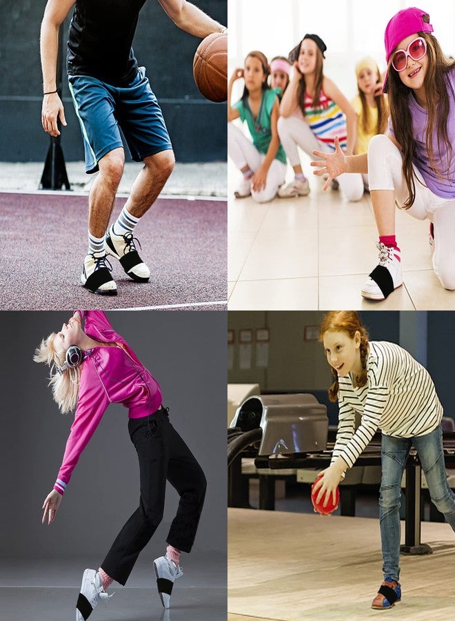 Hersent Shoe Socks for Dancing,Shoe Socks Over Sneakers,Ballet Dancers Sock for Pivots Non-Slip Sock for Dancing on Smooth Floors Black - Image 3