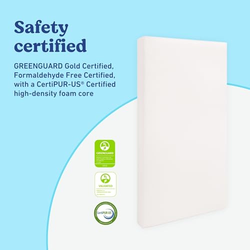 Graco Premium Crib Mattress & Protector Value Bundle (2-Pack) – Includes GREENGUARD Gold Certified Crib & Toddler Mattress, GREENGUARD Gold Certified Waterproof Protector - Image 2