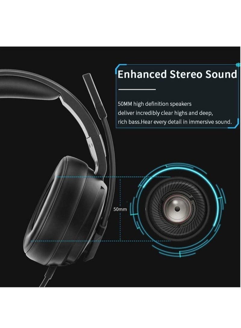 NUBWO N12 Gaming Wired Headphones With Mic For PS4/PS5/XOne/XSeries/NSwitch/PC - Image 4