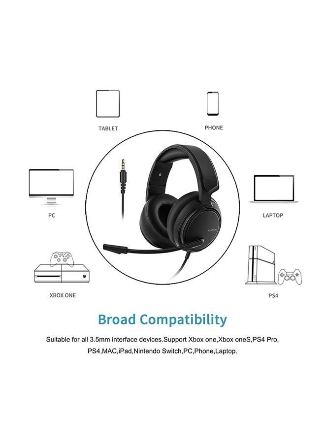 NUBWO N12 Gaming Wired Headphones With Mic For PS4/PS5/XOne/XSeries/NSwitch/PC - Image 2