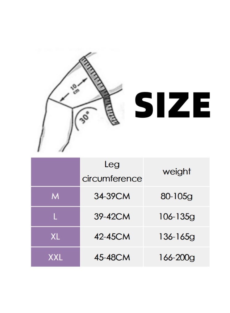 Cuken Knee Brace with Side Stabilizers for Meniscal Tear Knee Pain ACL MCL Arthritis Injuries Recovery, Breathable Adjustable Knee Support for Men and Women(L) - Image 2