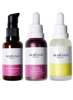 THE ALMOND BEAUTY مصل إصلاح وتجديد البشرة المركز بالأصباغ الدائمة، مصل فعال للغاية مضاد للعيوب  - Image 1