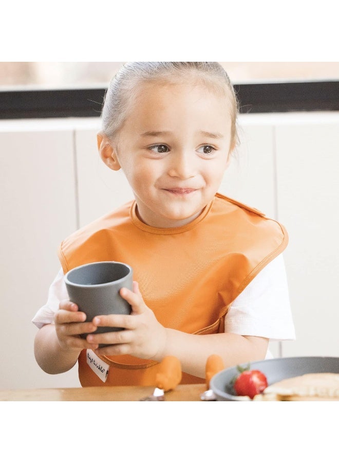 Tiny Twinkle Mess Proof Baby Bibs for Eating - Waterproof, Wipeable Bibs - Toddler Bibs - Travel Friendly - PFAS, PVC, BPA, Phthalate Free - Baby Food Bibs(3 Pack,Cowboy) - Image 4