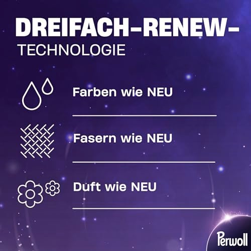 Perwoll Color Detergent (1 x 27 Wash Loads) Mild Liquid Detergent | Gently Cleans and Renews Colors and Fibers | For all Colored Textiles | Color Detergent with Triple-Renew Technology - Image 2