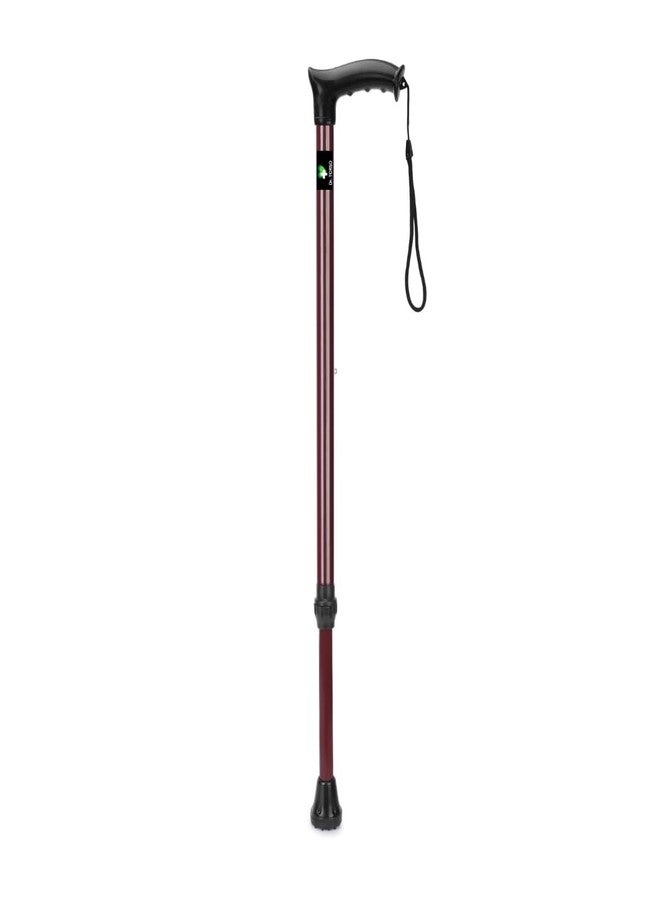 عصا مشي مريحة من دكتور تورسو | ارتفاع قابل للتعديل | هيكل من الفولاذ الطري | قوية وخفيفة الوزن | سهلة التخزين | للرجال والنساء والمرضى وكبار السن - Image 3