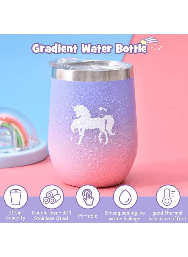 Tacobear Unicorn Gifts Girls Toy Age 5 6 7 8-12 With 3.5Mm Wired Headphones Locked Diary Water Bottle Plush Bag Purse Socks Mirror, Christmas Birthday Gift Idea Toys For Teen Girl 6-10+ Years Old  - Image 5