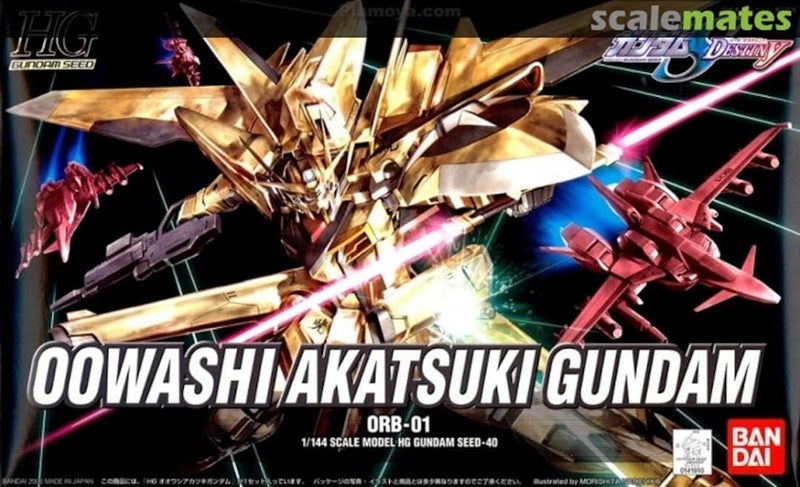 BANDAI SPIRITS 1/144 HG SEED #40 Owashi Akatsuki Gundam Model Kit - Image 1