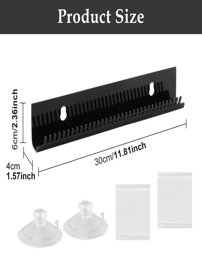 Trasylph Hair Extension Holder for Styling, Hair Extension Hanger Braiding Hair Rack w/2 Suction Cups, Hair Extension Display Hair Hanger Tool for Washing, Coloring and Blow-Drying of Weft(COLOR:Black) - Image 2